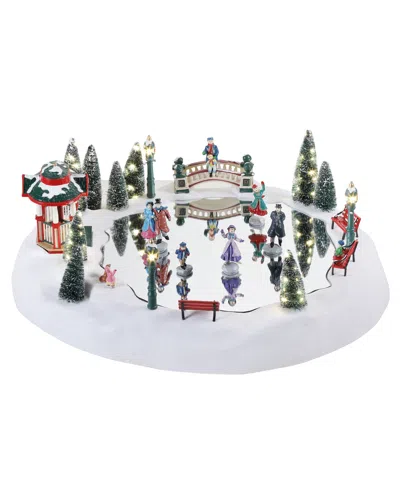 Mr. Christmas Winter Wonderland Christmas Skating Rink In Multi