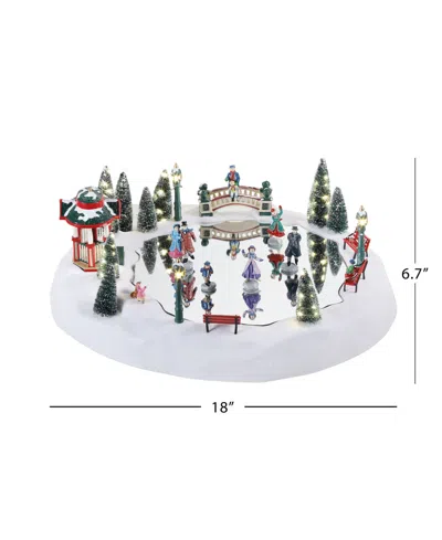 Mr. Christmas Winter Wonderland Christmas Skating Rink In Multi