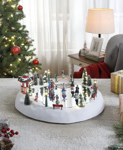 Mr. Christmas Winter Wonderland Christmas Skating Rink In Multi