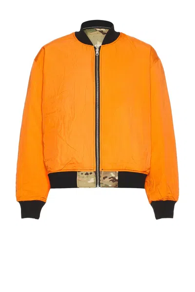 Pleasures Rhinestone Embellished Camo Print Cotton Bomber Jacket In Brown