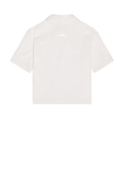 Siegelman Stable Short Sleeve Button Down In White