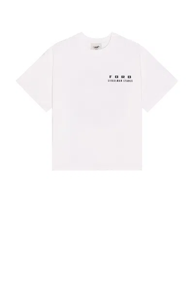 Siegelman Stable Printed Graphic Crop T-shirt In White