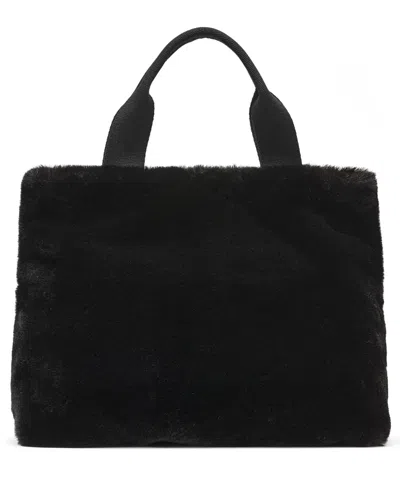 Dkny Roni Medium Snap Closure Satchel Bag In Black