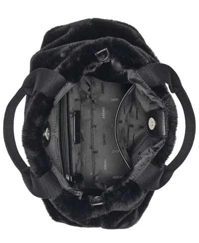 Dkny Roni Medium Snap Closure Satchel Bag In Black