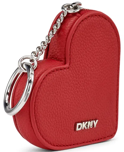 Dkny Boxed Charms And Heart-shaped Wallet In Red