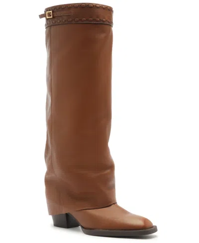 Arezzo Beatrice Knee High Boot In Brown