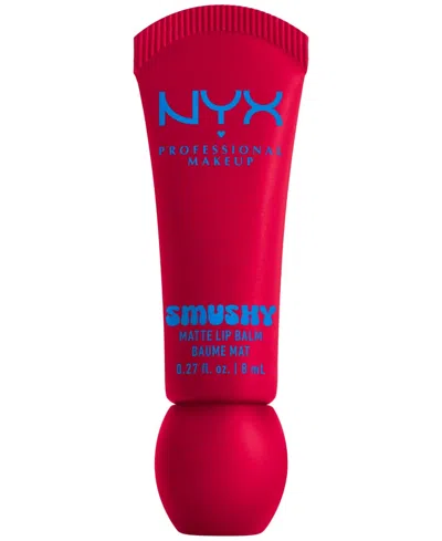 Nyx Professional Makeup Smushy Matte Lip Balm - Sassy Stuff-pink In Red