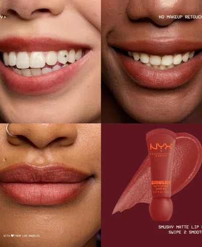 Nyx Professional Makeup Smushy Matte Lip Balm - Swipe 2 Smooth In Multi