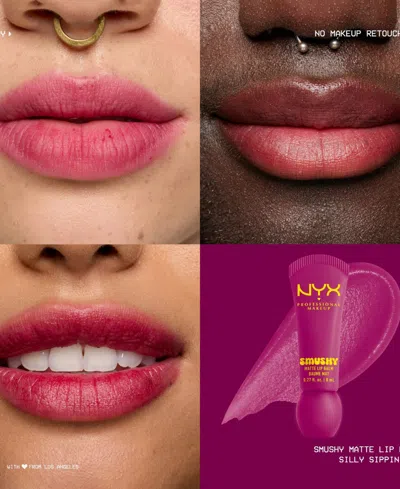 Nyx Professional Makeup Smushy Matte Lip Balm - Silly Sippin In Multi