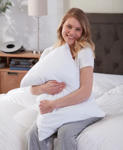 Therapedic Premier Shapeable Memory Foam Any Position Pillow, Jumbo In White