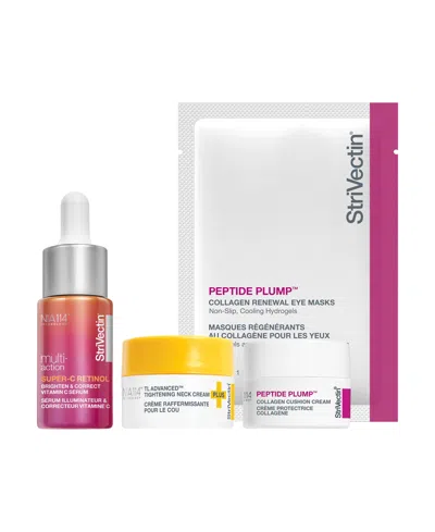 Strivectin 4-pc. Neck And Hydrating Face Cream With Serum Gift Set In Transparent