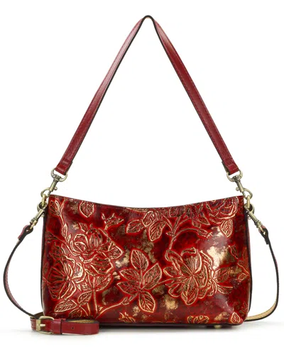 Patricia Nash Betta Medium Leather Crossbody, Created For Macy's In Brown