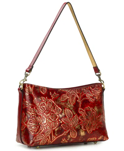 Patricia Nash Betta Medium Leather Crossbody, Created For Macy's In Brown