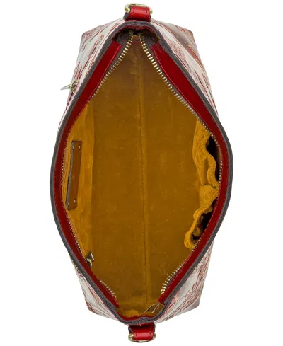 Patricia Nash Betta Medium Leather Crossbody, Created For Macy's In Brown