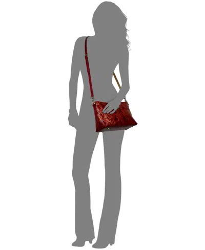 Patricia Nash Betta Medium Leather Crossbody, Created For Macy's In Brown