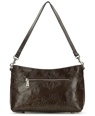 Patricia Nash Betta Medium Leather Crossbody, Created For Macy's In Brown