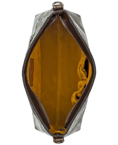 Patricia Nash Betta Medium Leather Crossbody, Created For Macy's In Brown