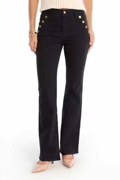 The Noli Shop Allegra Bootcut Jean In Black