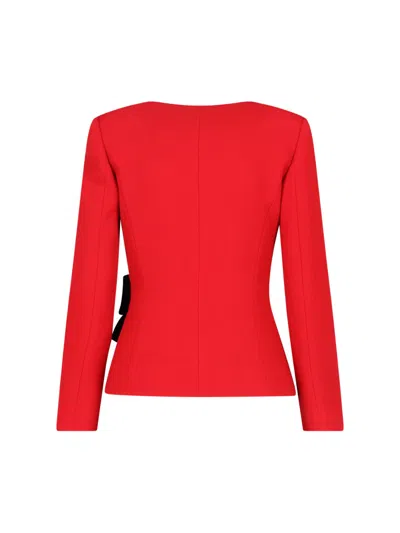 Valentino Wool Jacket In Red