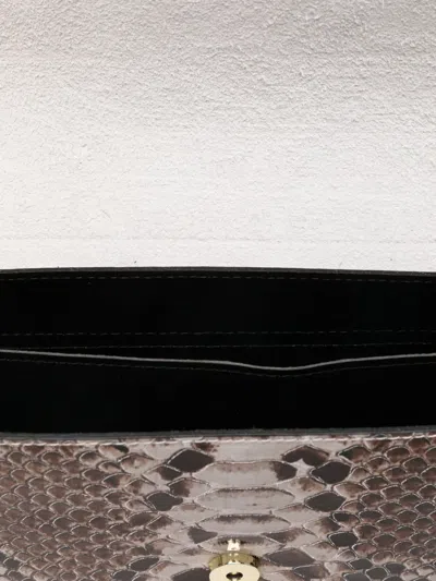 Marc Ellis Python Print Shoulder Bag In Animal Print