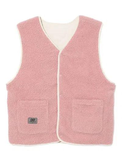 Chocoolate Weste Mit Logo-patch In Brown