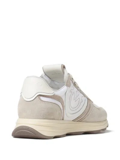 Pinko Colourblock Sneakers In Neutrals