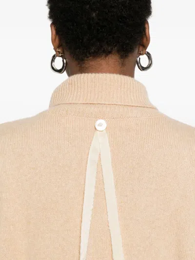 A Tentative Atelier Roll-neck Sweater In Brown