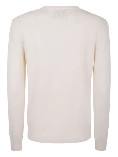 Mc2 Saint Barth Dog-motif Bow Sweater In Neutral