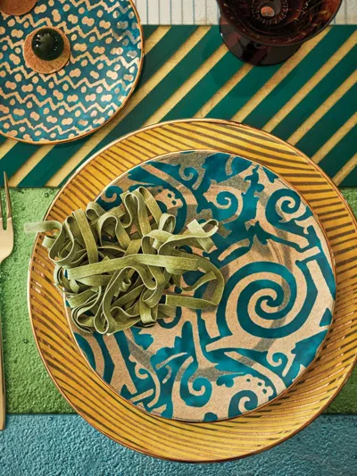 L'objet Fortuny Delphi Dinner Plate (26cm) In Gold