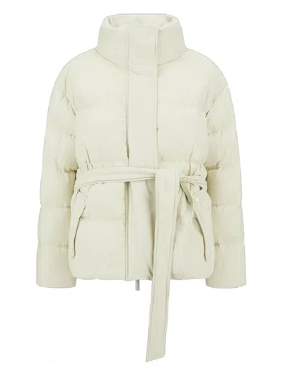 Herno Laminar Jacket In Ivory 2l Gore-tex Women In White