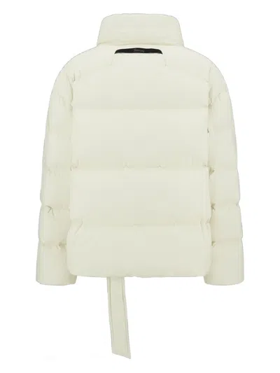 Herno Laminar Jacket In Ivory 2l Gore-tex Women In White