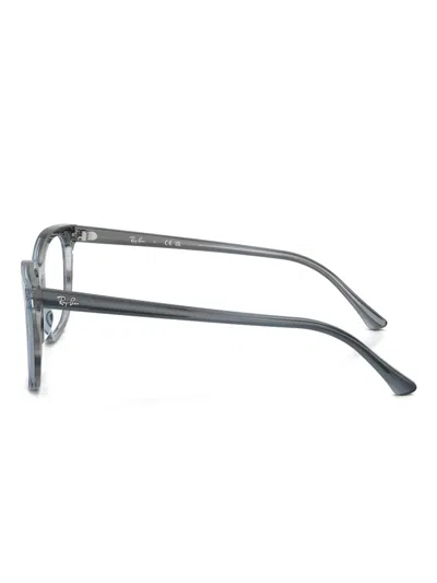 Ray Ban Square-frame Glasses In Blue