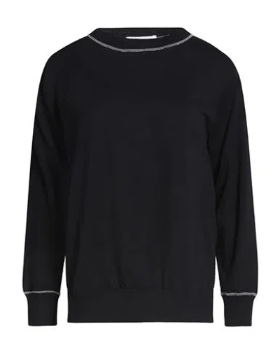 Fabiana Filippi Woman Sweater Midnight Blue Size 4 Cotton, Polyester In Animal Print