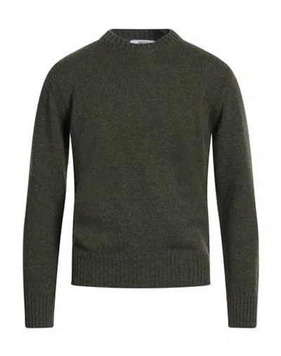 Masq Man Sweater Military Green Size 48 Wool