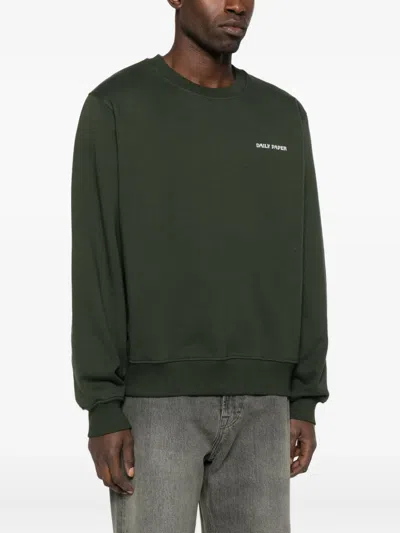 Daily Paper Sweatshirt Mit Logo-print In Green