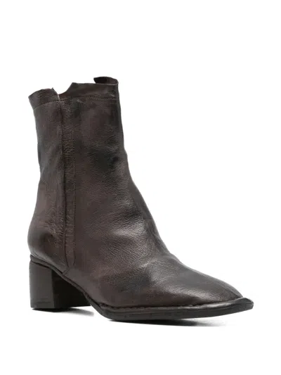 Kudetà Zip-up Boots In Brown