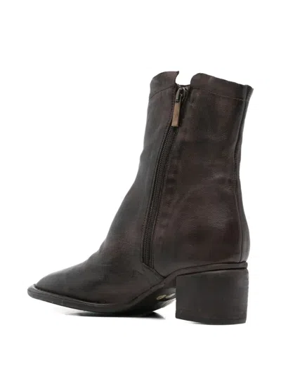 Kudetà Zip-up Boots In Brown