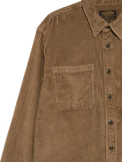 Filson 6-wale Corduroy Shirt Clothing In Brown