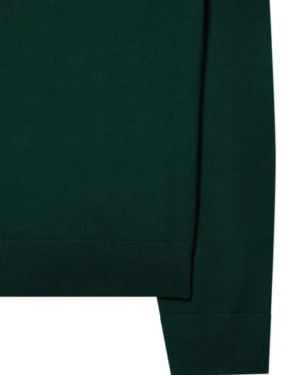 Paul Smith Zip-up Polo Shirt In Green