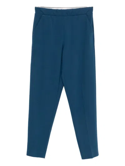 Le Tricot Perugia Side-pocket Pants In Blue