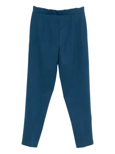 Le Tricot Perugia Side-pocket Pants In Blue