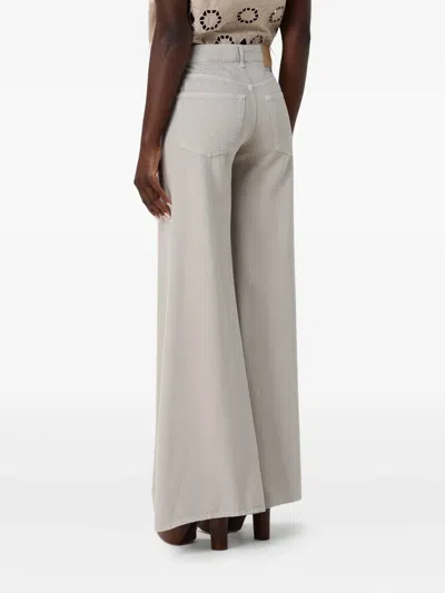 Dondup Marlene Bell Cowboy Pants In Neutral