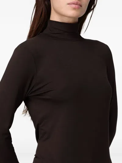 Dondup Turtleneck Top In Brown
