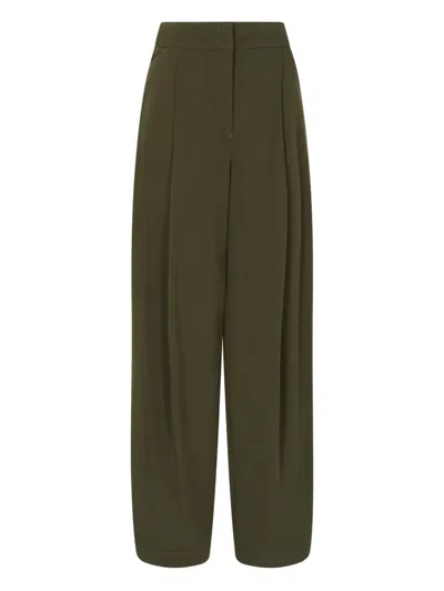 Emporio Armani Plissierte Hose In Green
