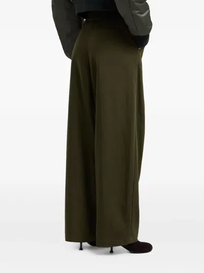 Emporio Armani Plissierte Hose In Green