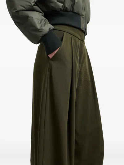 Emporio Armani Plissierte Hose In Green