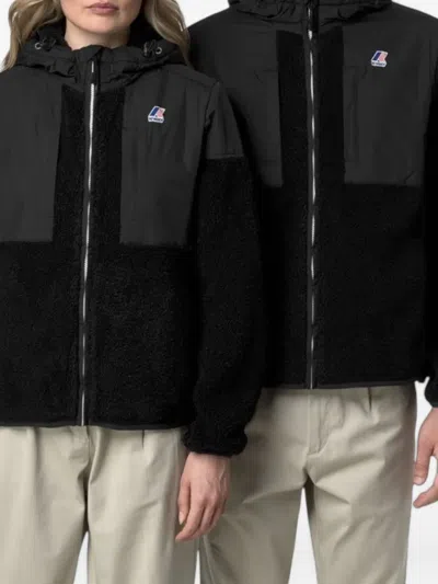 K-way Samson Hooded Jacket In Black