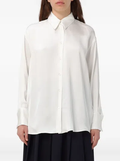Fabiana Filippi Buttoned Long-sleeves Shirt In White