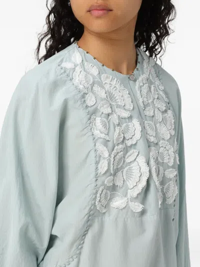 Bazar Deluxe Decorated Blouse In Blue