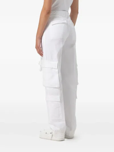 Dondup Amber Cargo Pants In White